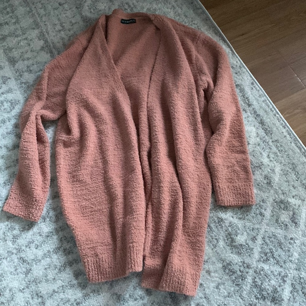 Beautiful orange brown teddy sweater